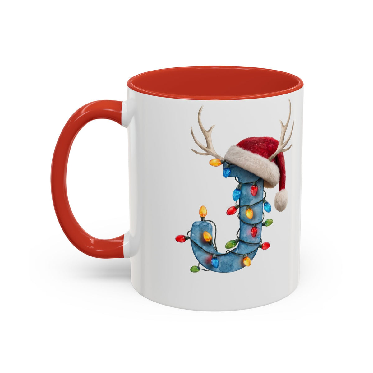 "J" Accent Coffee Mug (11, 15oz)