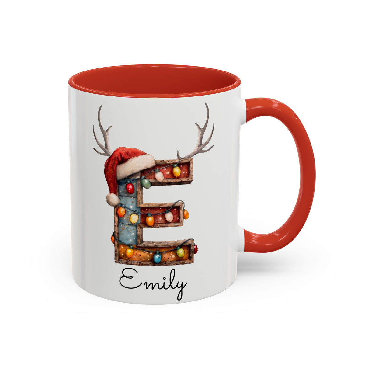 "E" Accent Coffee Mug (11, 15oz)