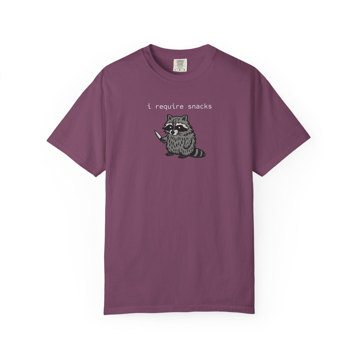 I Require Snacks Garment-Dyed T-shirt