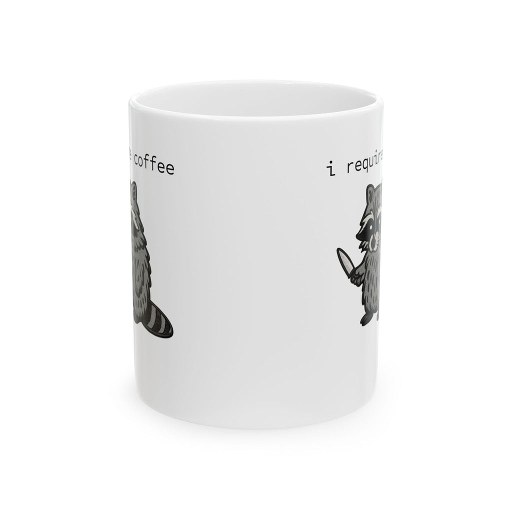 Cute Raccoon Ceramic Coffee Mug