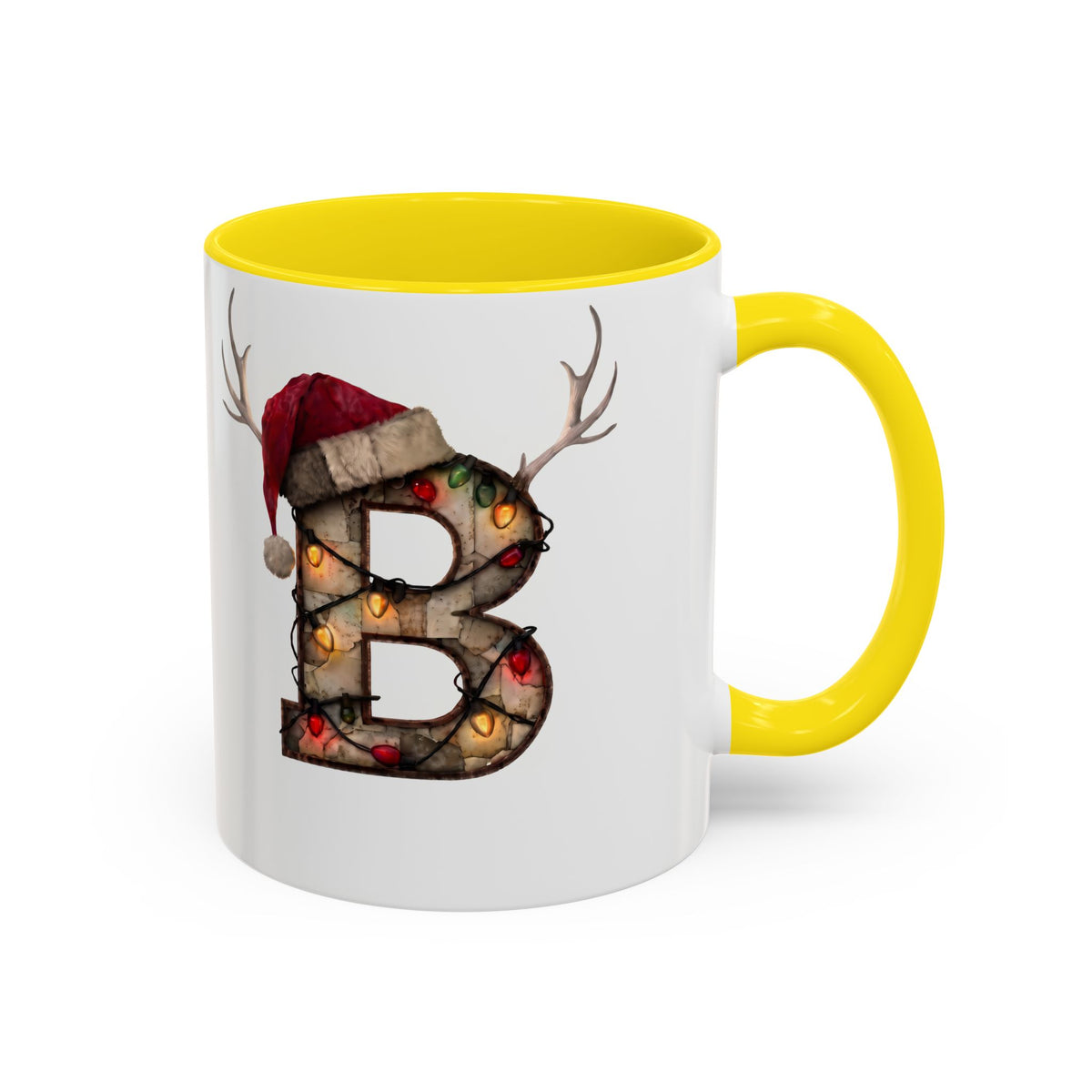 "B" Accent Coffee Mug (11, 15oz)