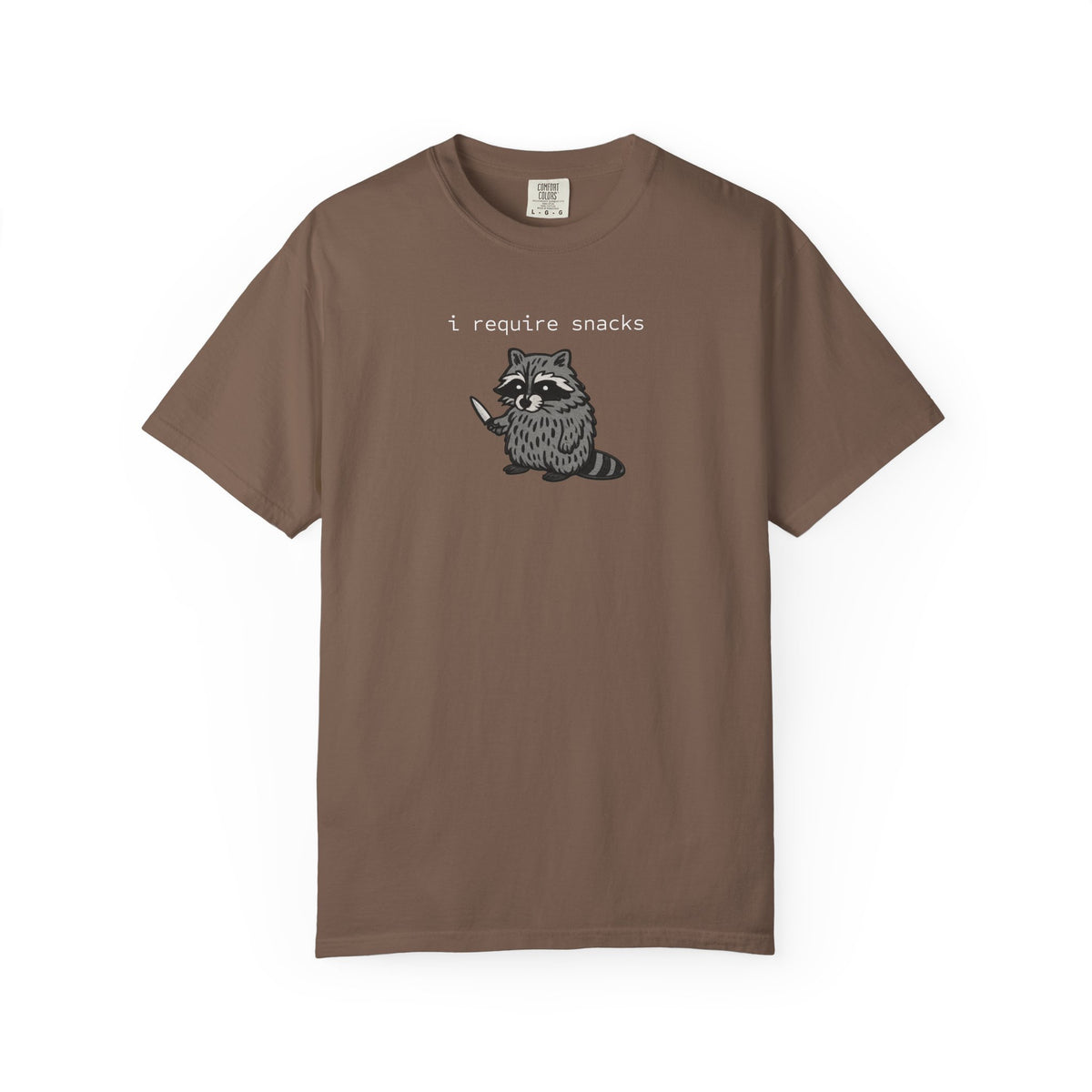 I Require Snacks Garment-Dyed T-shirt