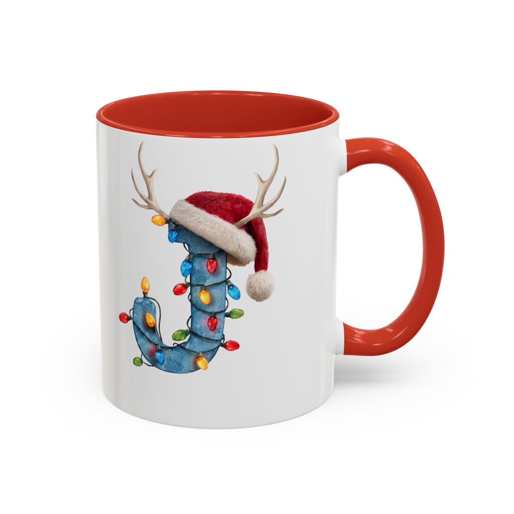 "J" Accent Coffee Mug (11, 15oz)