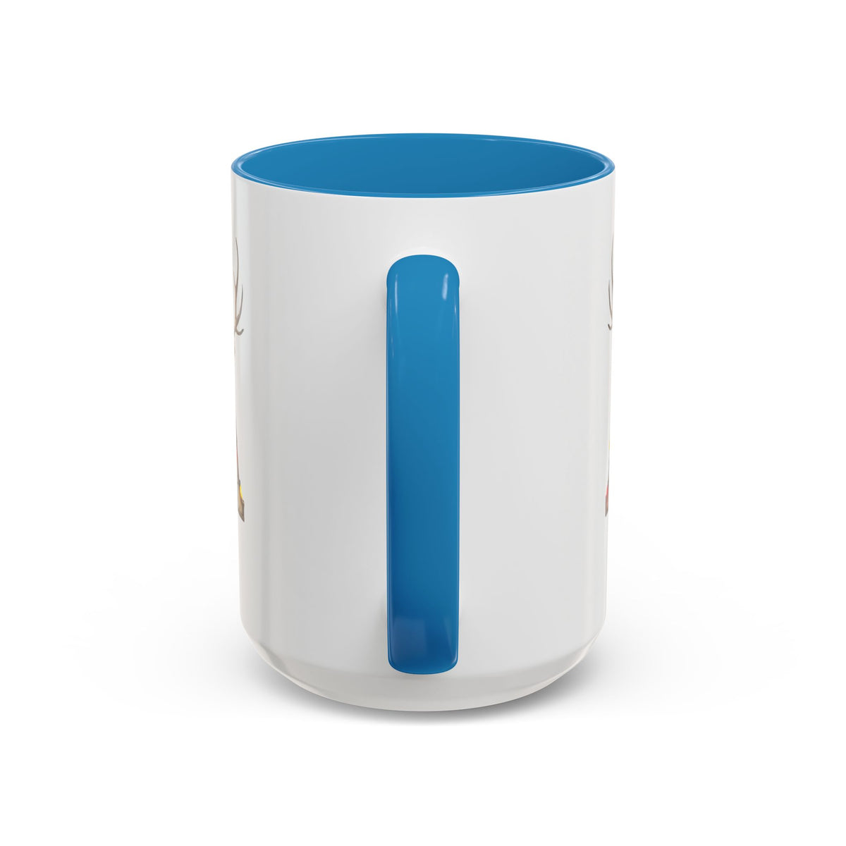 "A" Christmas Reindeer Initial A Coffee Mug