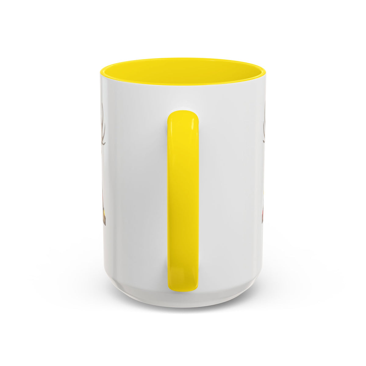 "A" Christmas Reindeer Initial A Coffee Mug